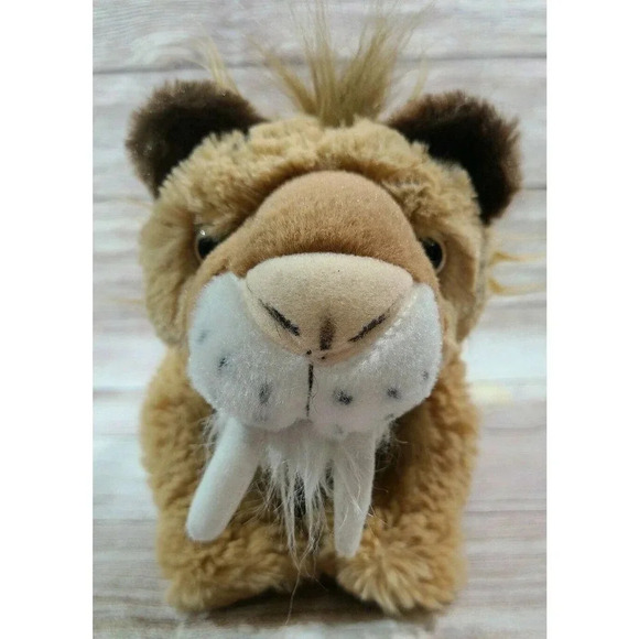 Vintage Carlisle Co The Collection Plush Sabertooth Tiger Stuffed Animal 12" - Picture 1 of 5